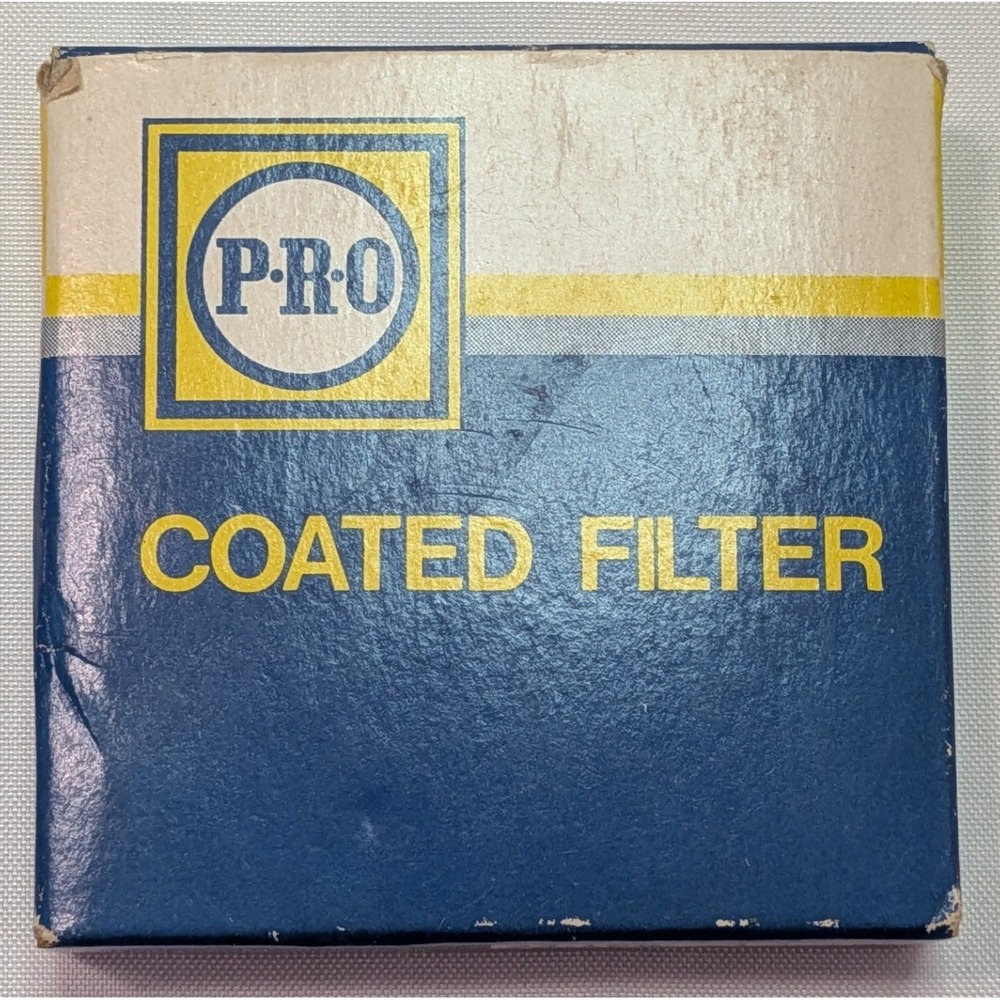 P.R.O. UV Coated Lens Filter Unisex 49mm Clear Good Vintage Japan 24-166-1446